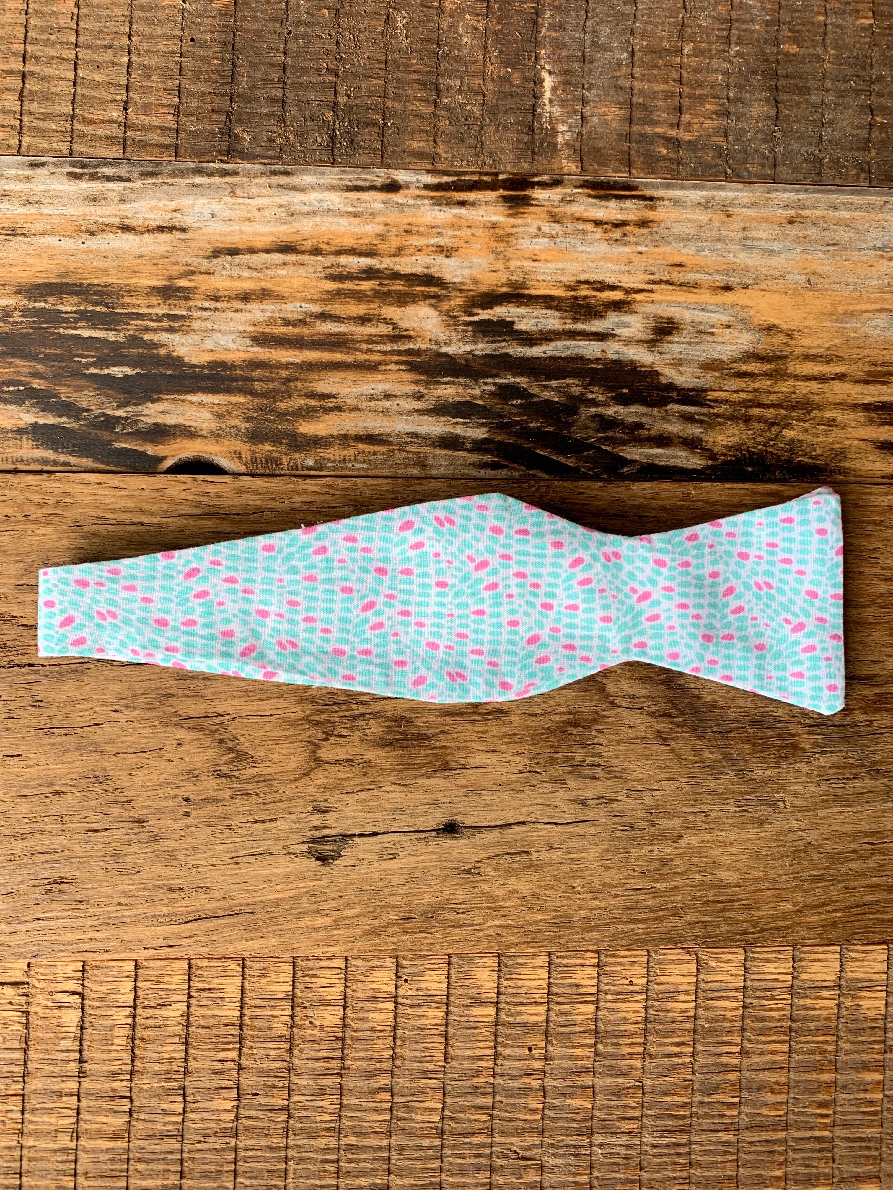 Playful Pebble Bow Tie