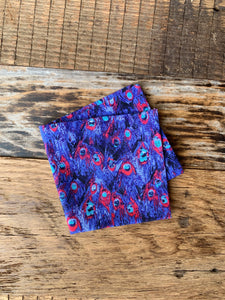 Popping Peacock Pocket Square